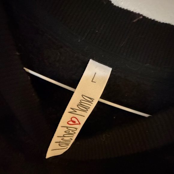 Latched Mama Fleece nursing pullover - Large - Picture 2 of 4